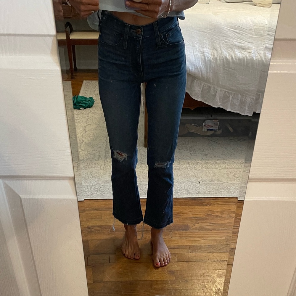 J Crew Demi Boot Crop Jeans